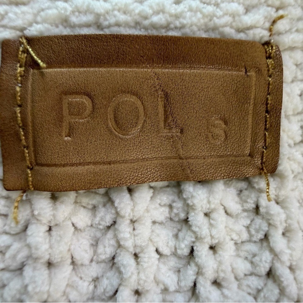 POL Distressed Chunky Knit Sweater Small Boho Striped Oversized - Picture 5 of 6